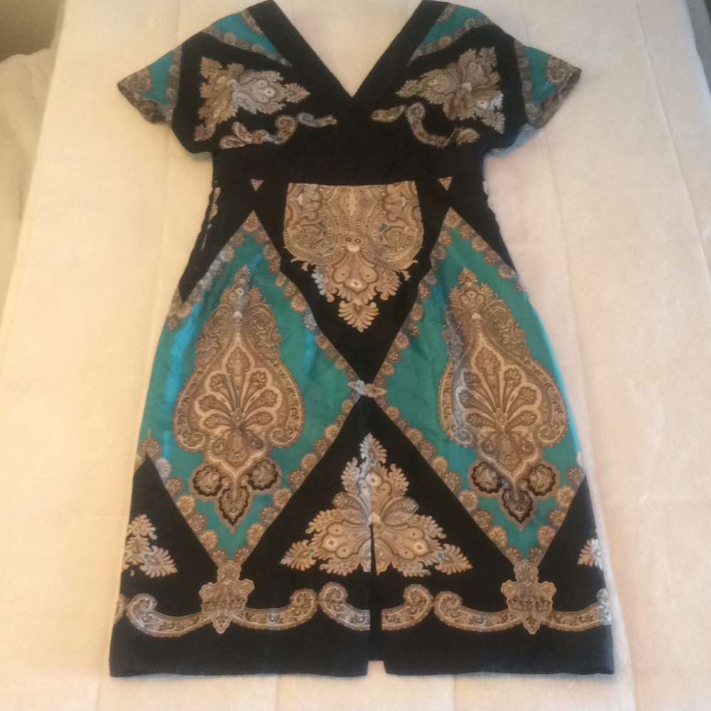 Phoebe Couture sexy silk short-sleeved dress 6 - Picture 5 of 5